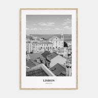 Lisbon Portrait B&W No 2 Poster