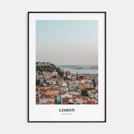 Lisbon Portrait Color Poster