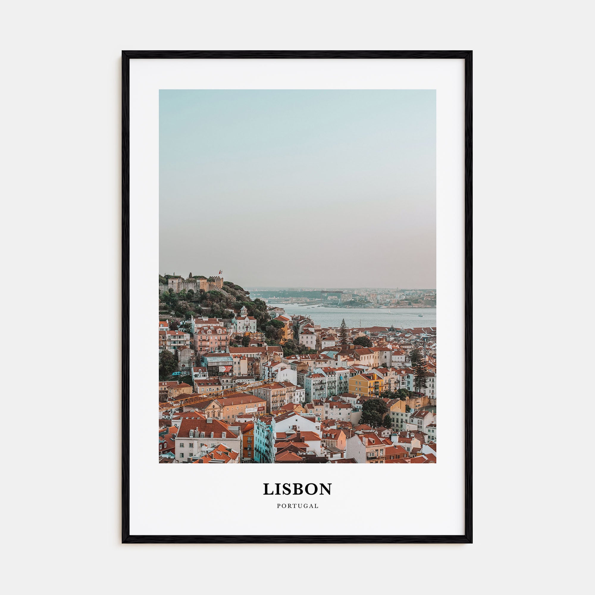 Lisbon Portrait Color Poster