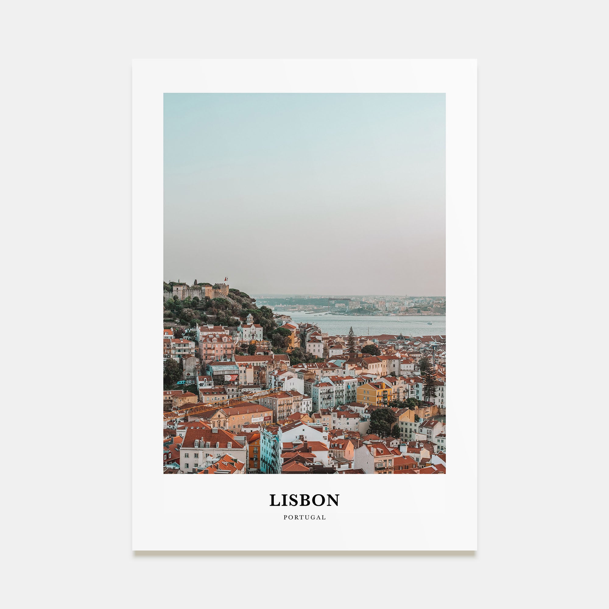 Lisbon Portrait Color Poster