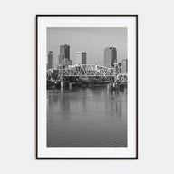 Little Rock Photo B&W Poster