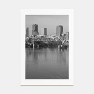 Little Rock Photo B&W Poster
