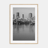 Little Rock Photo B&W Poster