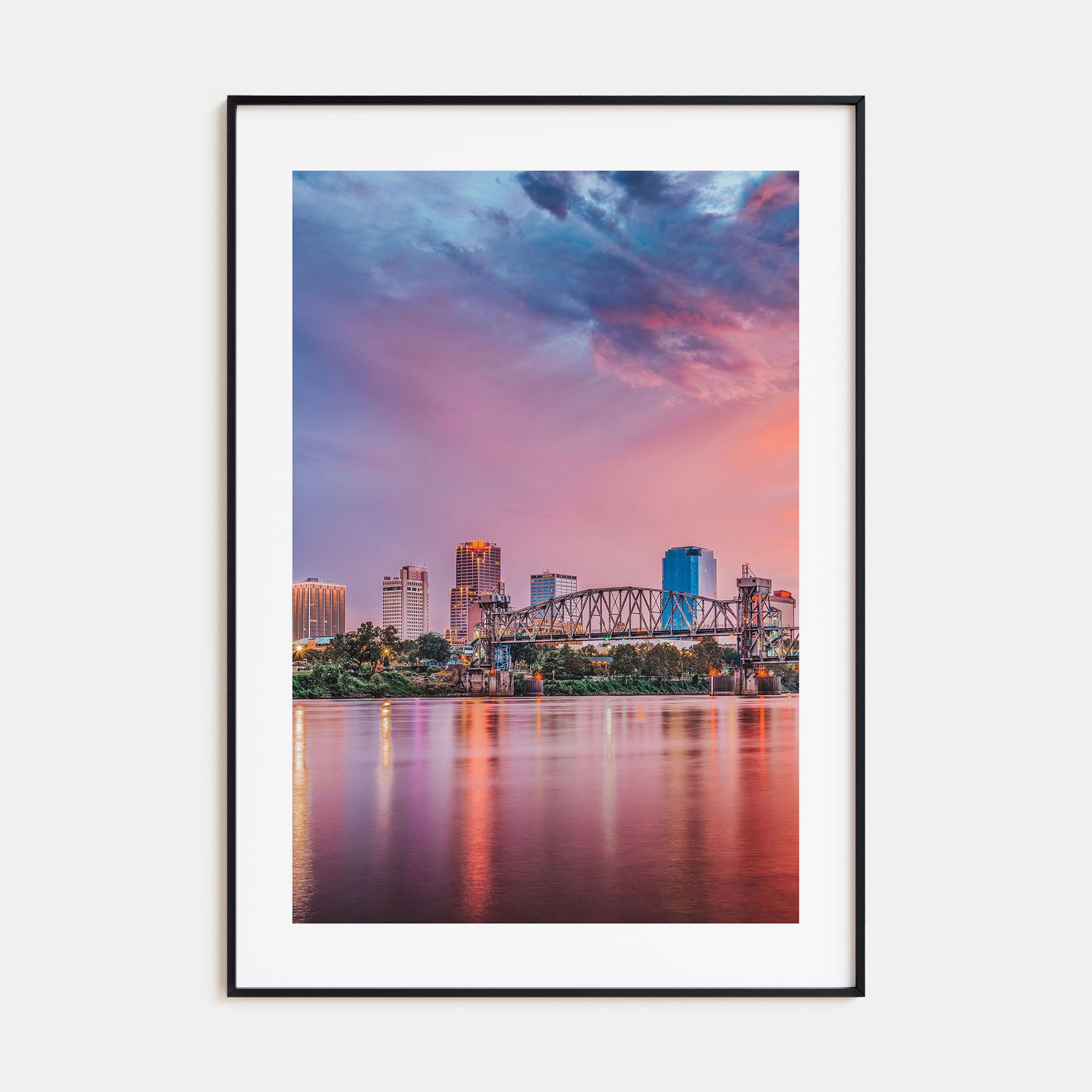 Little Rock Photo Color Poster