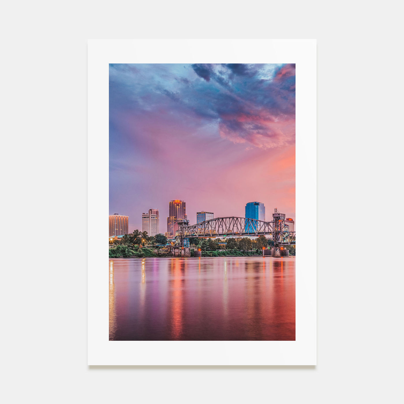 Little Rock Photo Color Poster