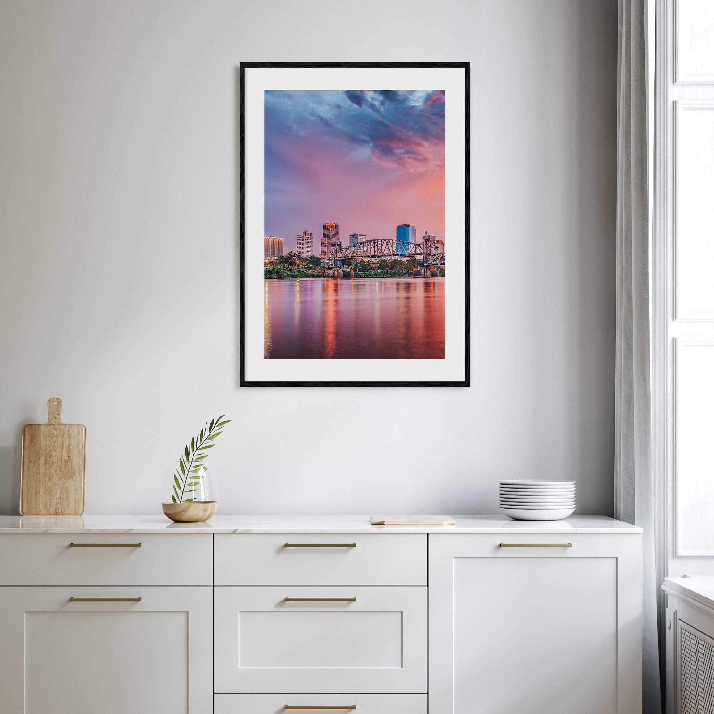 Little Rock Photo Color Poster