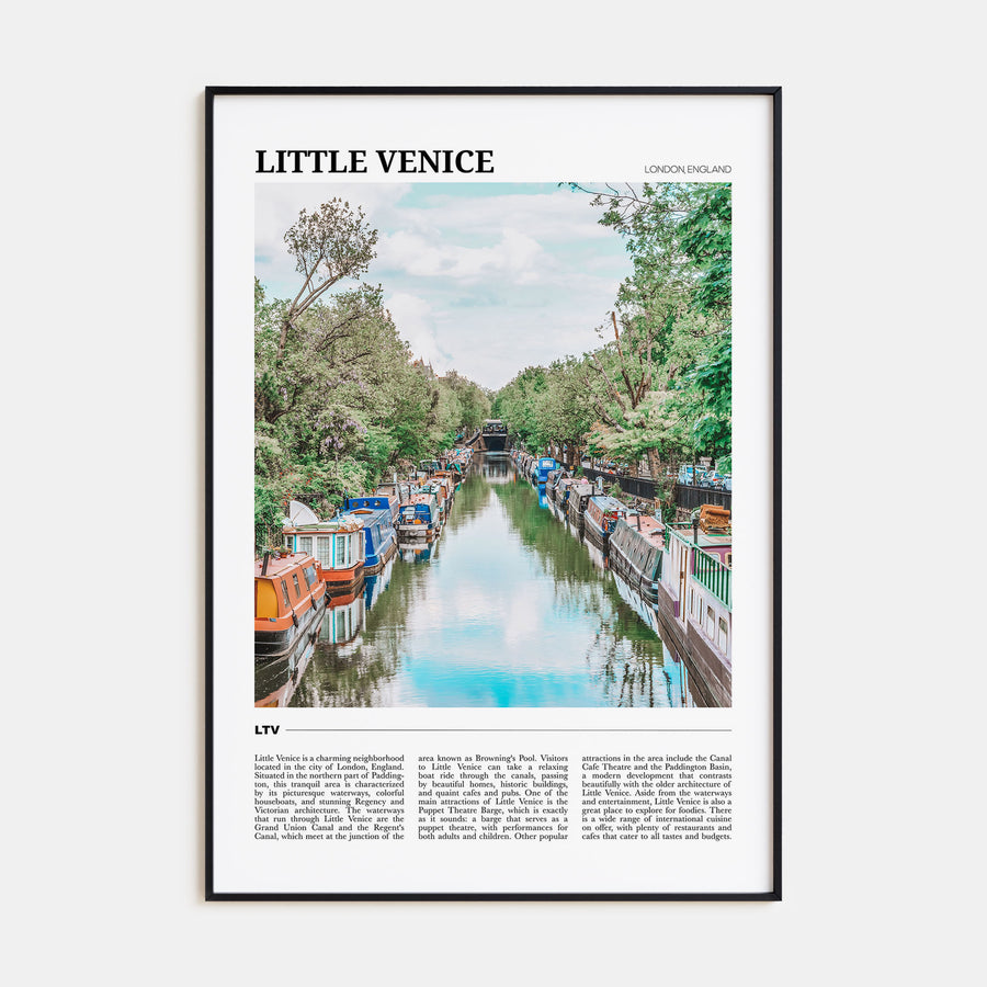 Little Venice, London Travel Color Poster