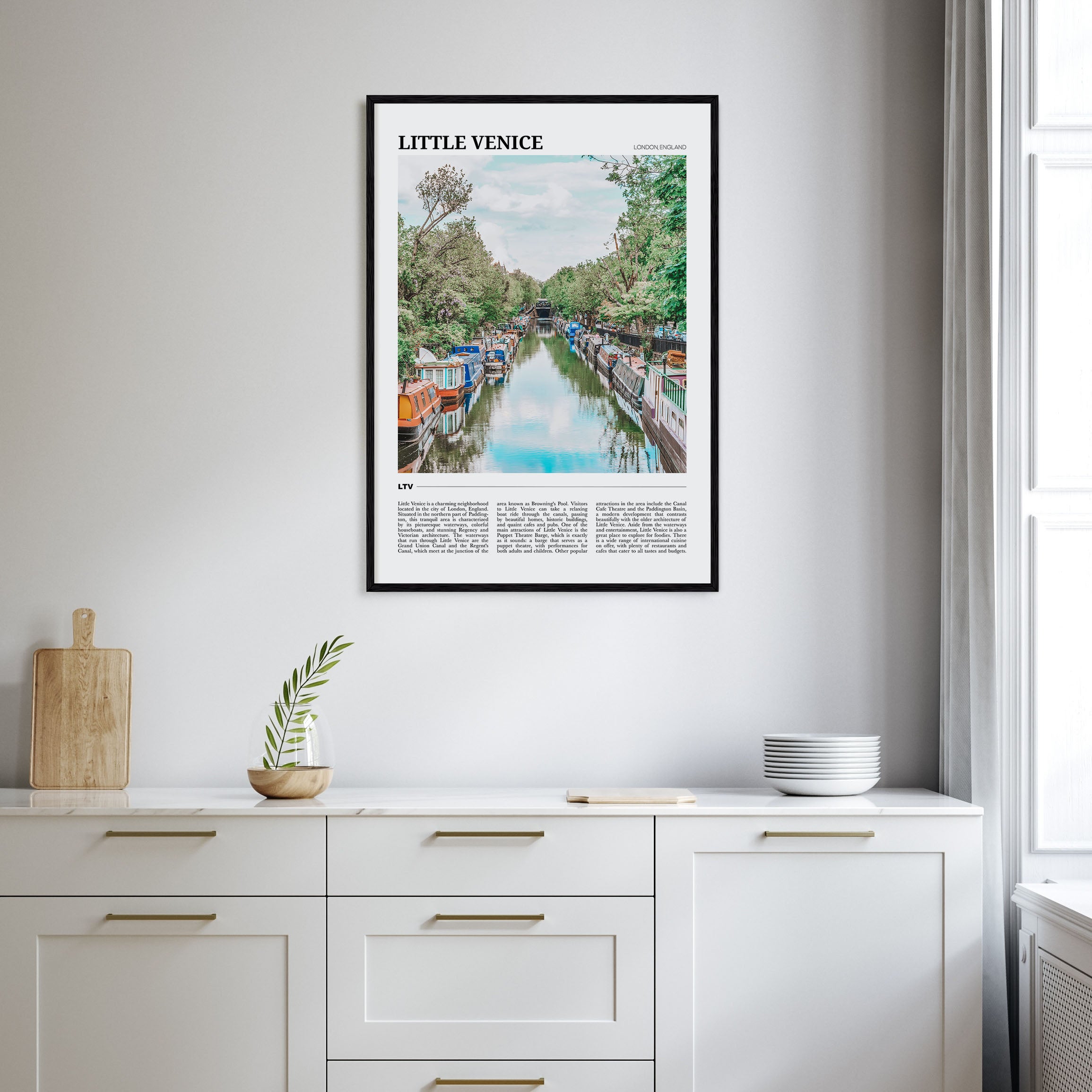 Little Venice, London Travel Color Poster