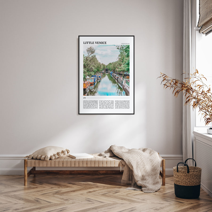 Little Venice, London Travel Color Poster