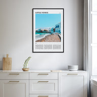 Little Venice, Mykonos Travel Color Poster