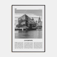 Liverpool Travel B&W Poster