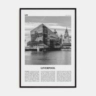 Liverpool Travel B&W Poster