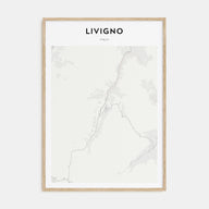 Livigno Map Portrait Poster