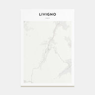 Livigno Map Portrait Poster