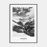Livigno Portrait B&W Poster