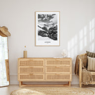 Livigno Portrait B&W Poster