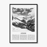 Livigno Print Black and White, Livigno Wall Art, Livigno Poster, Livigno Photo, Livigno Wall Décor, Italy, Lombardy, Sondrio, Italia