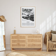 Livigno Travel B&W Poster