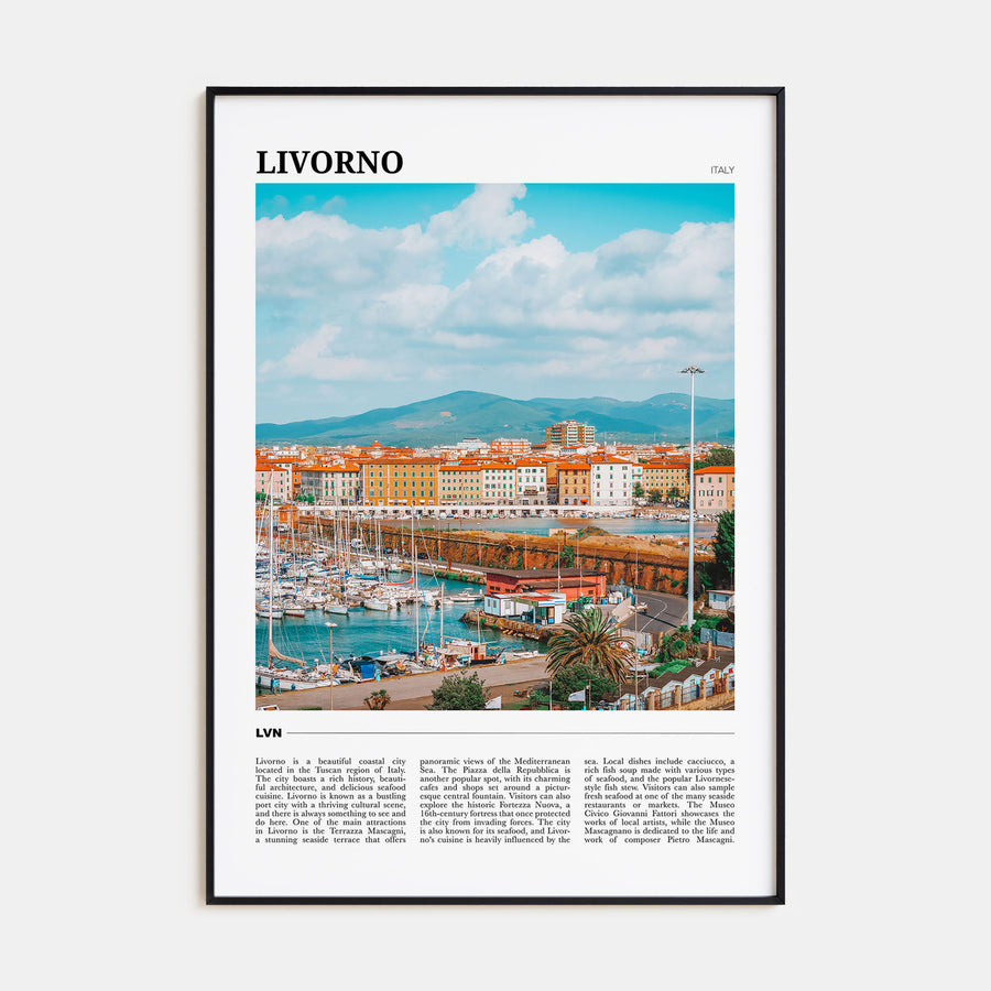 Livorno Travel Color Poster