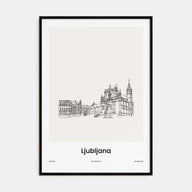 Ljubljana Drawn Poster