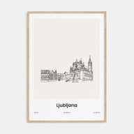 Ljubljana Drawn Poster