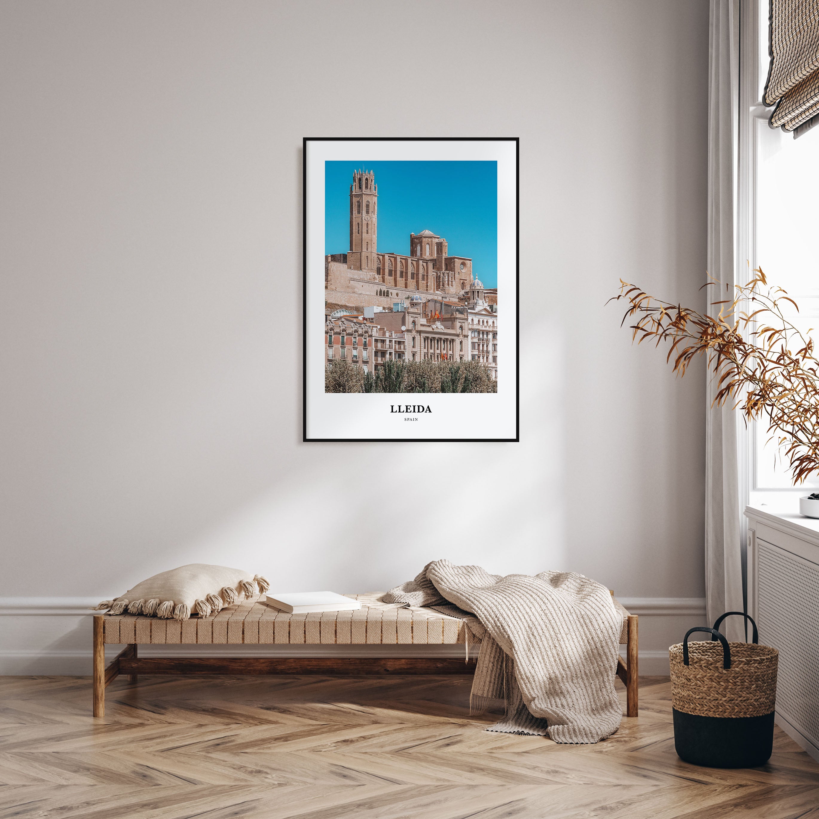 Lleida Portrait Color Poster