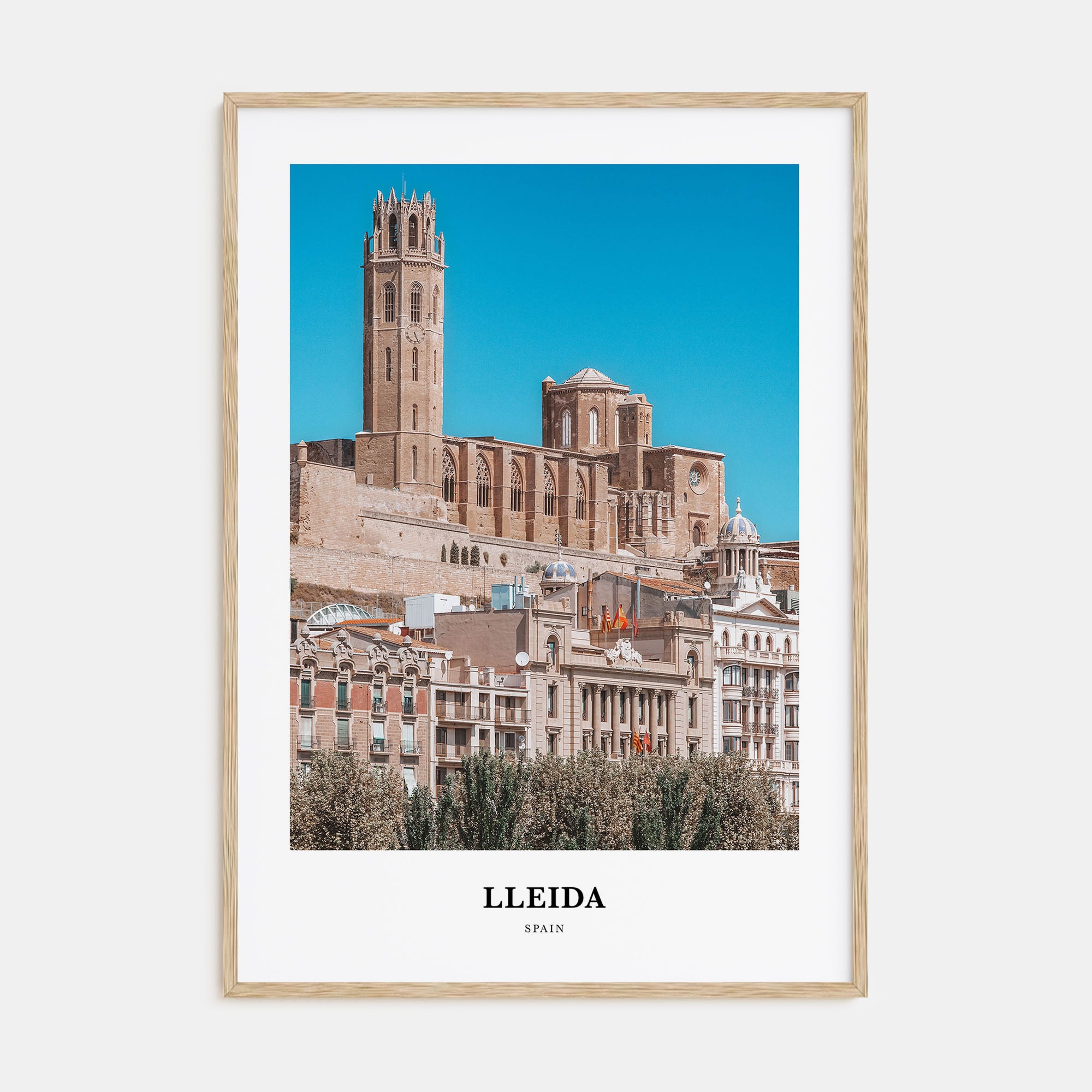 Lleida Portrait Color Poster