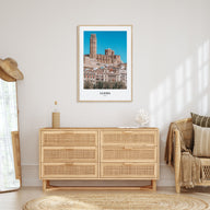 Lleida Portrait Color Poster