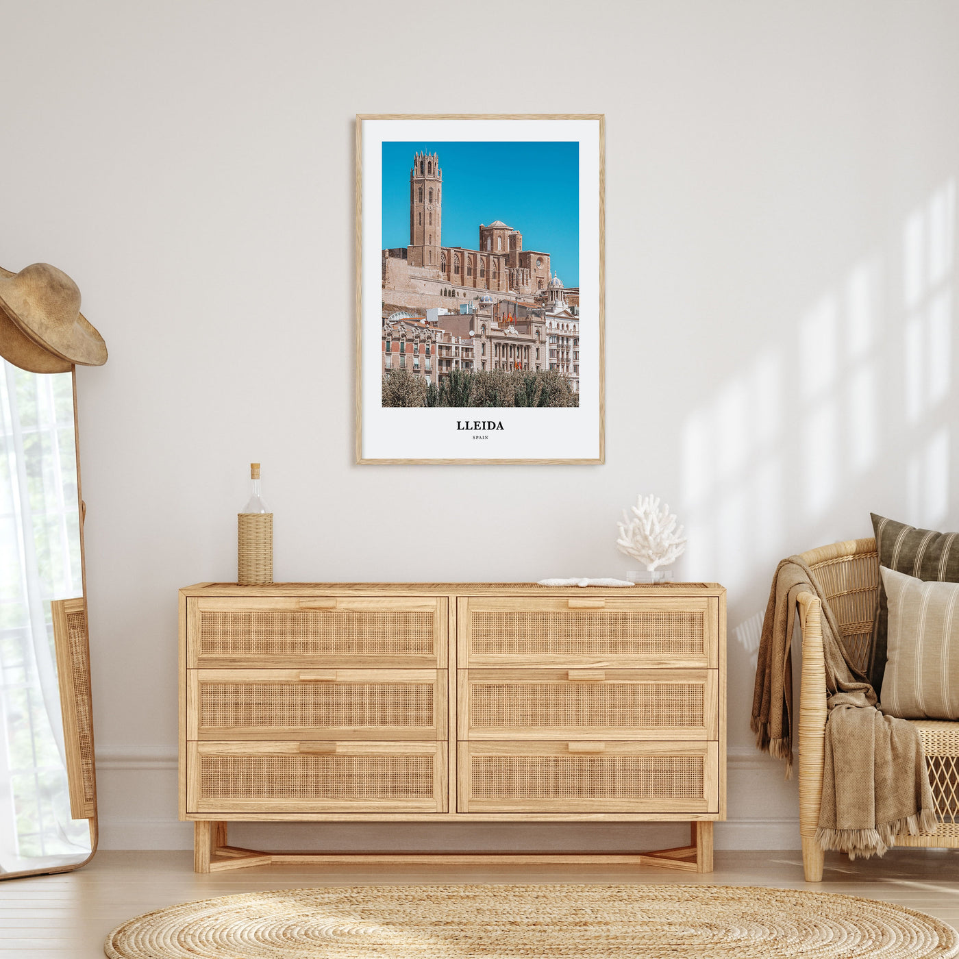 Lleida Portrait Color Poster