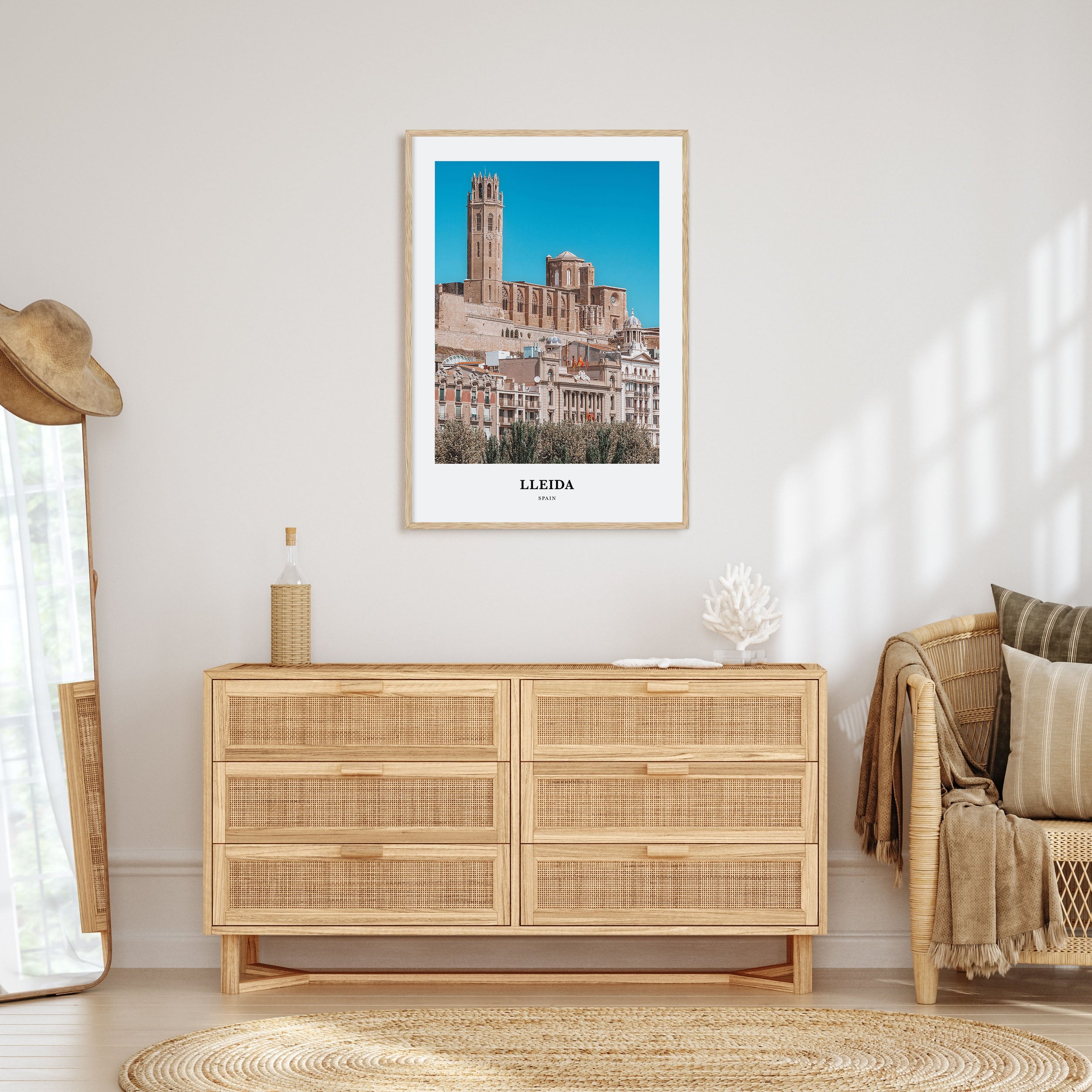 Lleida Portrait Color Poster