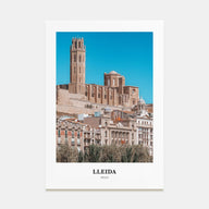 Lleida Portrait Color Poster