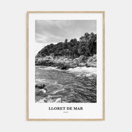 Lloret de Mar Portrait B&W Poster