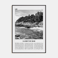 Lloret de Mar Travel B&W No 1 Poster