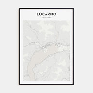 Locarno Map Portrait Poster