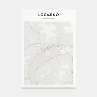 Locarno Map Portrait Poster
