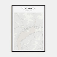 Locarno Map Portrait Poster