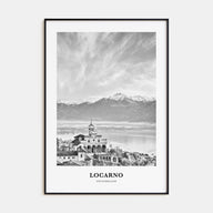 Locarno Portrait B&W Poster