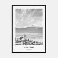 Locarno Portrait B&W Poster