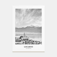 Locarno Portrait B&W Poster