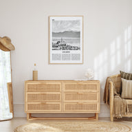 Locarno Travel B&W Poster