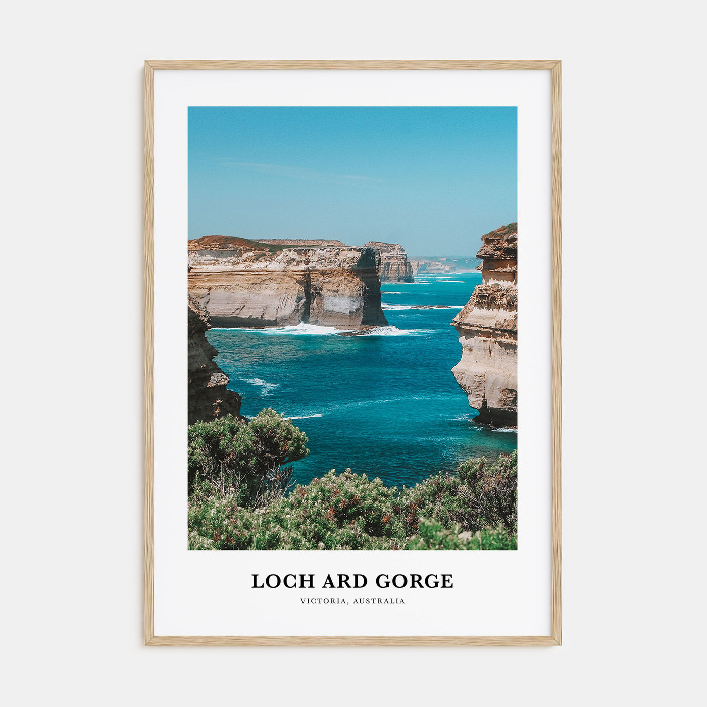 Loch Ard Gorge Portrait Color Poster