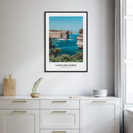 Loch Ard Gorge Portrait Color Poster