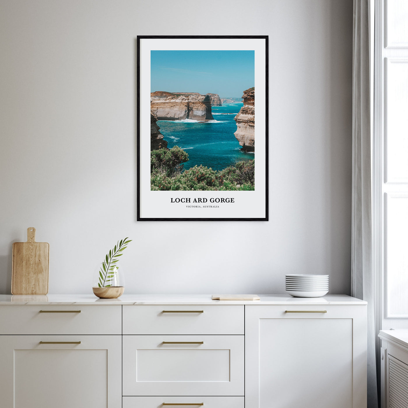Loch Ard Gorge Portrait Color Poster