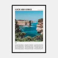 Loch Ard Gorge Travel Color Poster