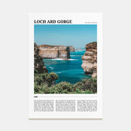 Loch Ard Gorge Travel Color Poster