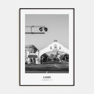 Lodi Portrait B&W Poster