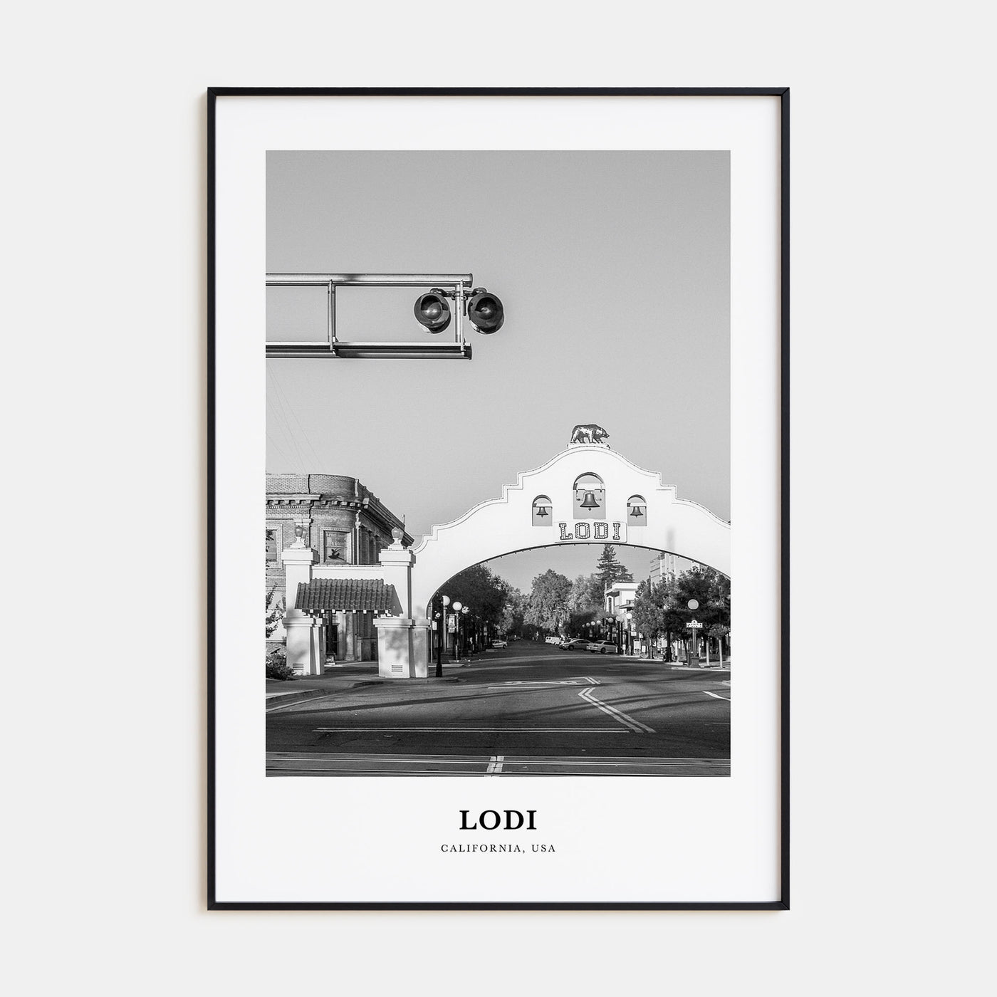 Lodi Portrait B&W Poster