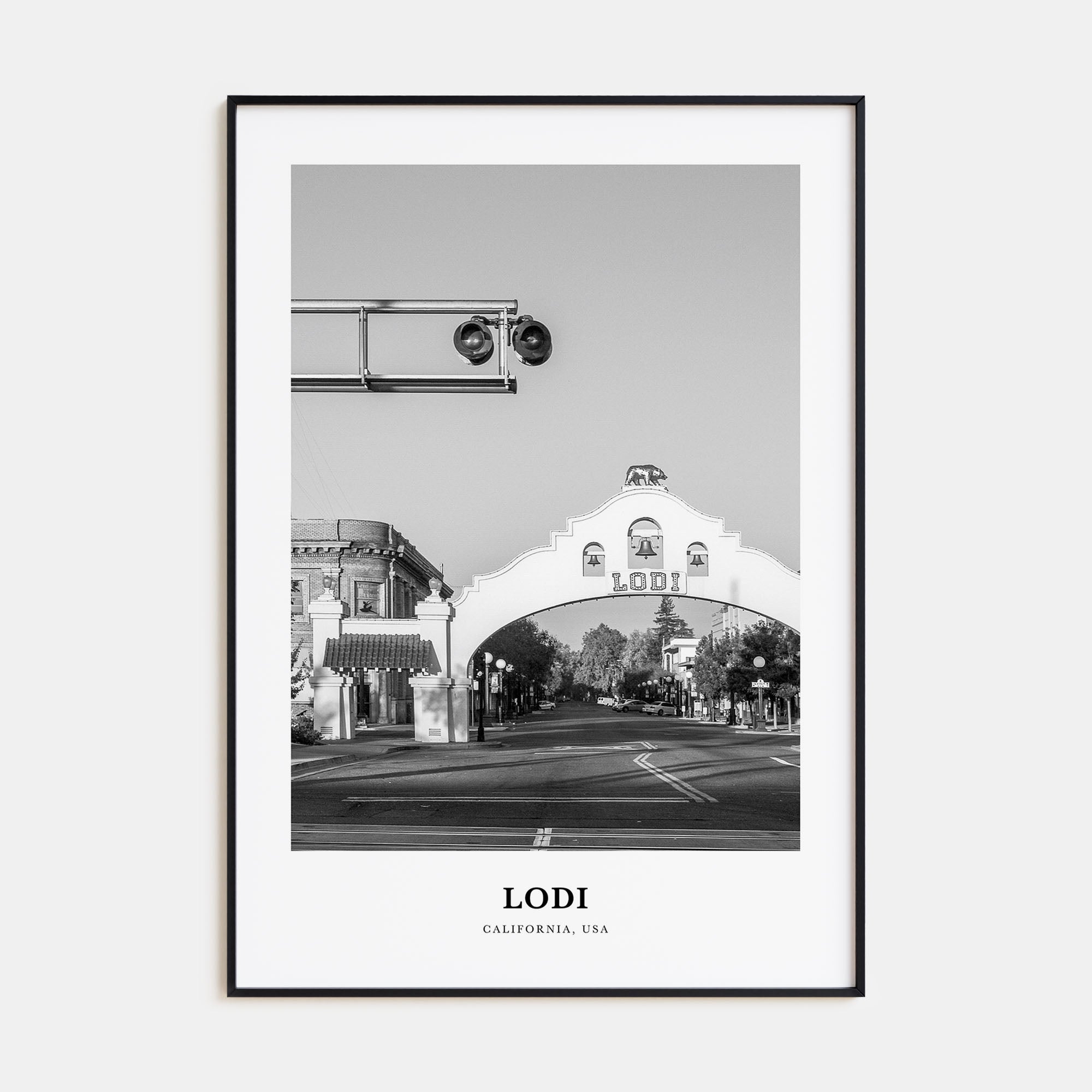 Lodi Portrait B&W Poster