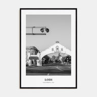 Lodi Portrait B&W Poster