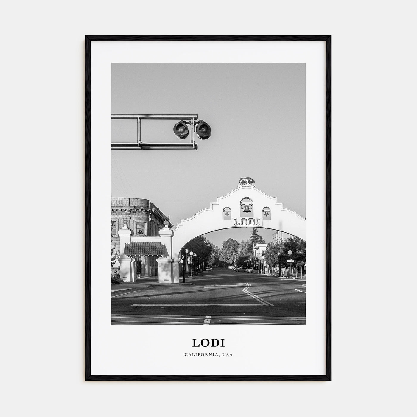 Lodi Portrait B&W Poster
